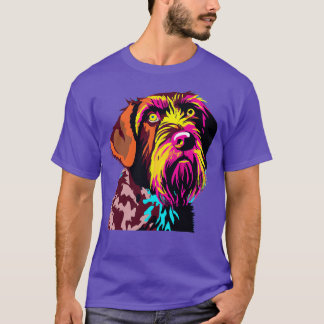 German Wirehaired Pointer Art Dog Lover Gifts 1 T-Shirt