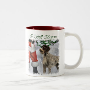 German Wirehaired Pointer Christmas Gifts Two-Tone Coffee Mug