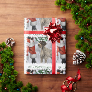 German Wirehaired Pointer Christmas Wrapping Paper