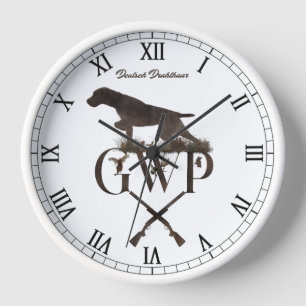  German Wirehaired Pointer Clock