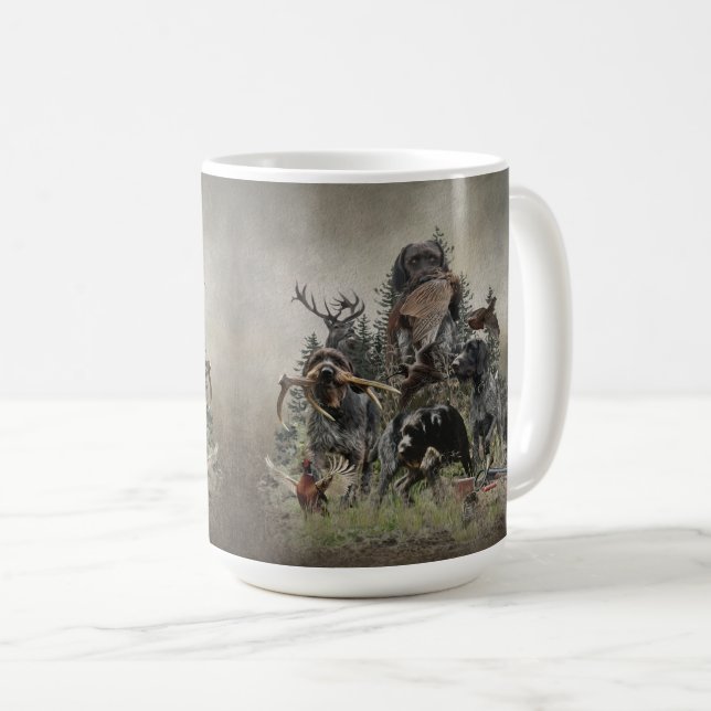 German Wirehaired Pointer    Coffee Mug (Front Right)