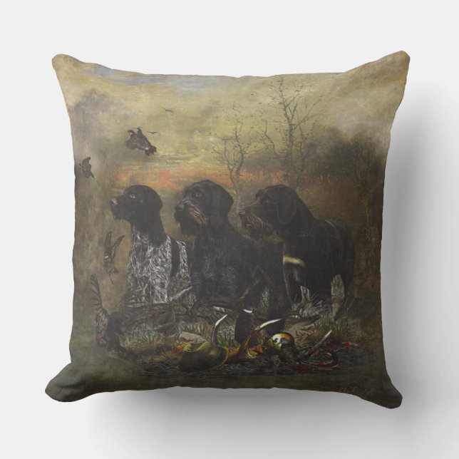 German Wirehaired Pointer    Cushion (Front)