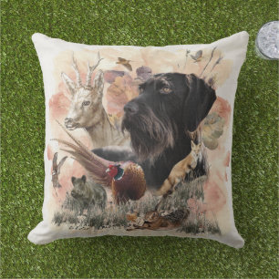 German Wirehaired Pointer Cushion
