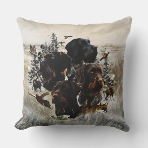  German Wirehaired Pointer     Cushion