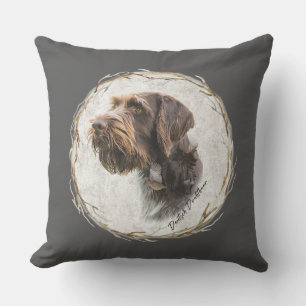 German Wirehaired Pointer Cushion