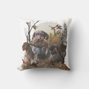 German Wirehaired Pointer Cushion