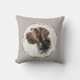 German Wirehaired Pointer Cushion