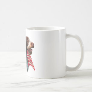 German Wirehaired Pointer Flag Coffee Mug
