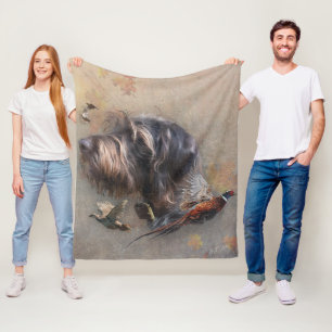German Wirehaired Pointer   Fleece Blanket