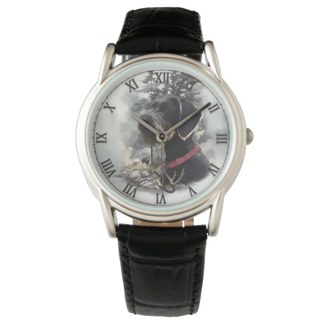 German Wirehaired Pointer, GWP Watch (Front)