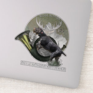 German Wirehaired Pointer , Hunting logo