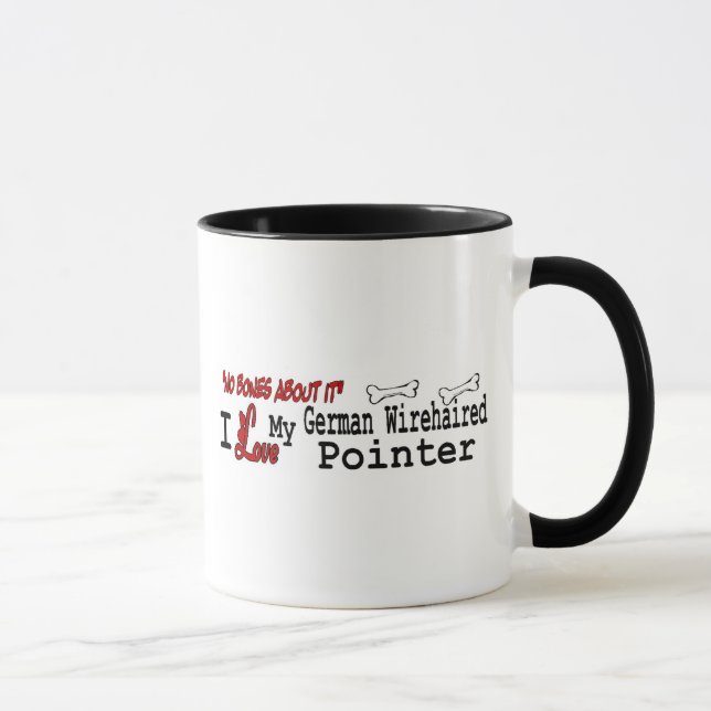German Wirehaired Pointer (I Love) Mug (Right)