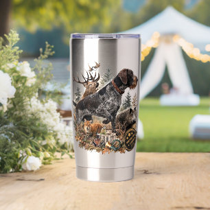 German Wirehaired Pointer Insulated Tumbler
