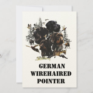  German Wirehaired Pointer     Invitation
