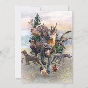 German Wirehaired Pointer   Invitation