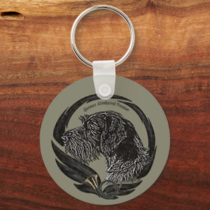German Wirehaired Pointer Key Ring