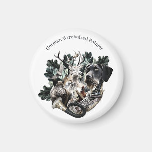 German Wirehaired Pointer Magnet