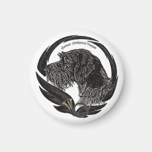 German Wirehaired Pointer Magnet