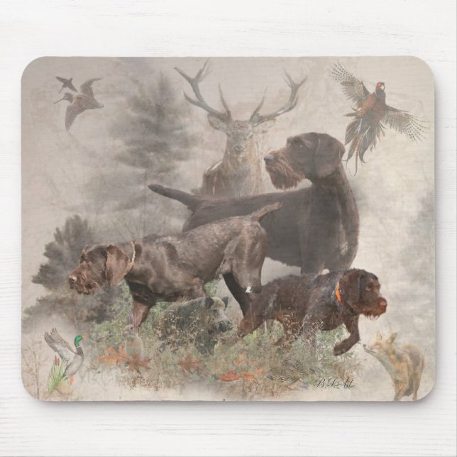  German Wirehaired Pointer     Mouse Pad (Front)