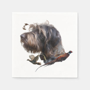 German Wirehaired Pointer   Napkin