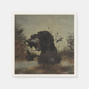 German Wirehaired Pointer Napkin