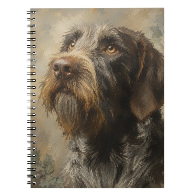 German Wirehaired Pointer Notebook (Front)