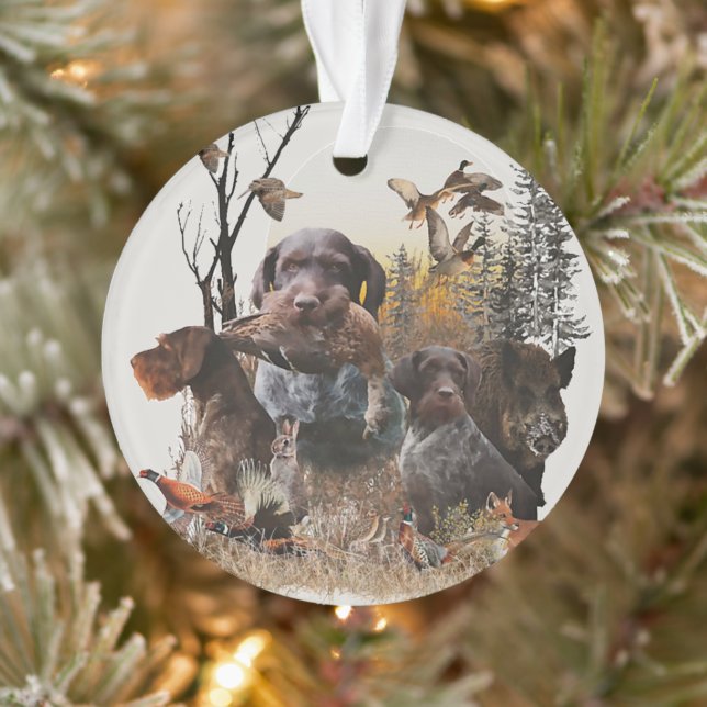 German Wirehaired Pointer     Ornament (Tree)