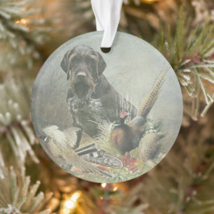 German Wirehaired Pointer Ornament