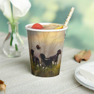  German Wirehaired Pointer     Paper Cups