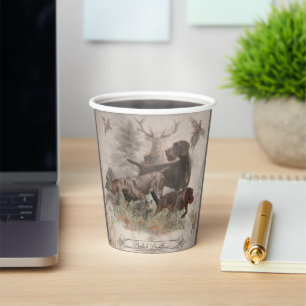 German Wirehaired Pointer     Paper Cups