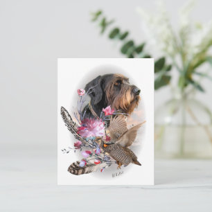German Wirehaired Pointer Postcard