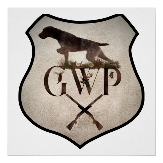 German Wirehaired Pointer Poster (Front)