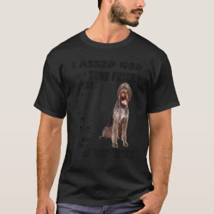 German Wirehaired Pointer Quote Mum Dad Print, Dra T-Shirt