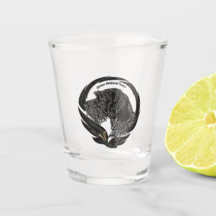 German Wirehaired Pointer   Shot Glass