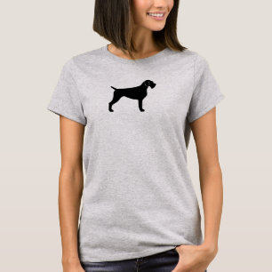 German Wirehaired Pointer Silhouette T-Shirt