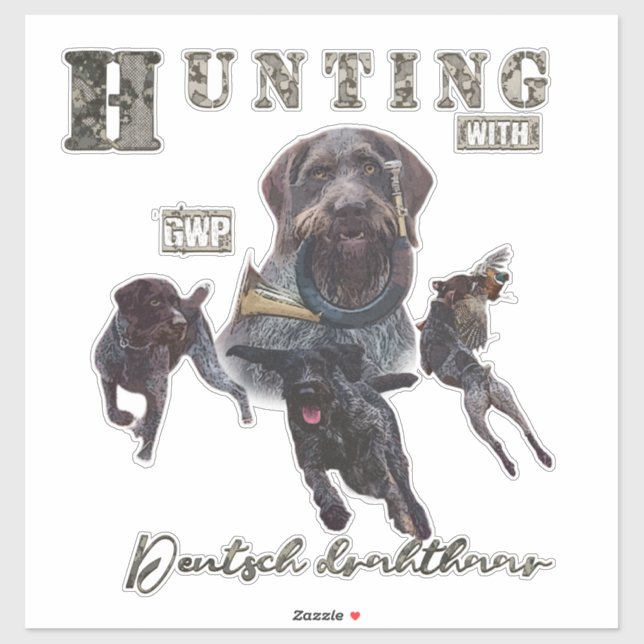 German Wirehaired Pointer      Sticker (Sheet)
