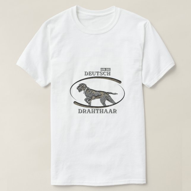 German Wirehaired Pointer T-Shirt (Design Front)