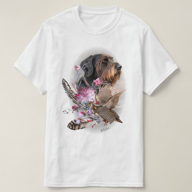 German Wirehaired Pointer   T-Shirt (Design Front)