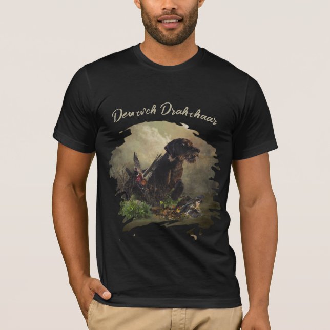 German Wirehaired Pointer  T-Shirt (Front)