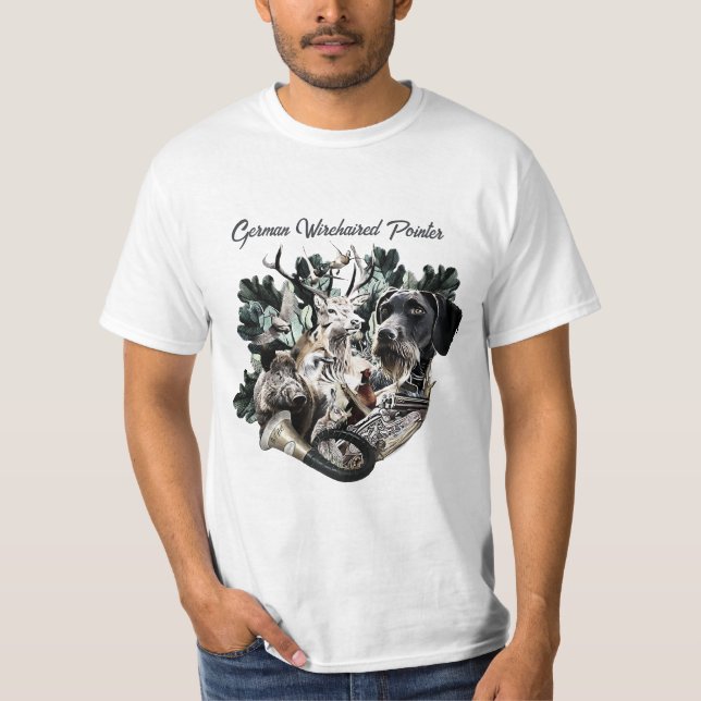 German Wirehaired Pointer T-Shirt (Front)