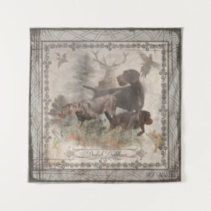 German Wirehaired Pointer  Tapestry