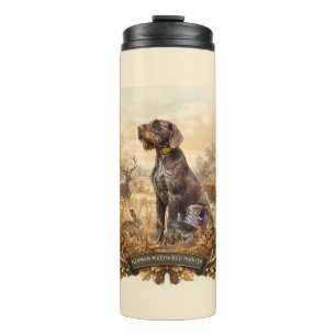 German Wirehaired Pointer Thermal Tumbler