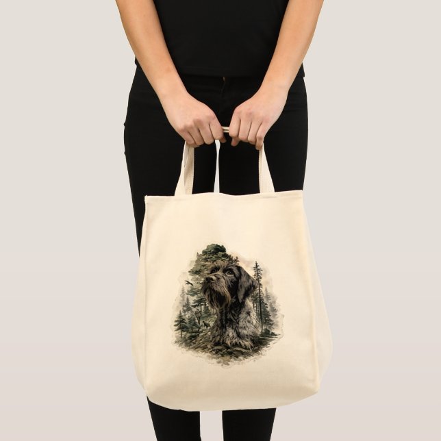 German Wirehaired Pointer Tote Bag (Front (Product))