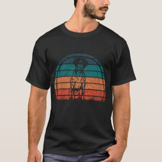 German Wirehaired Pointer Vintage Retro T-Shirt