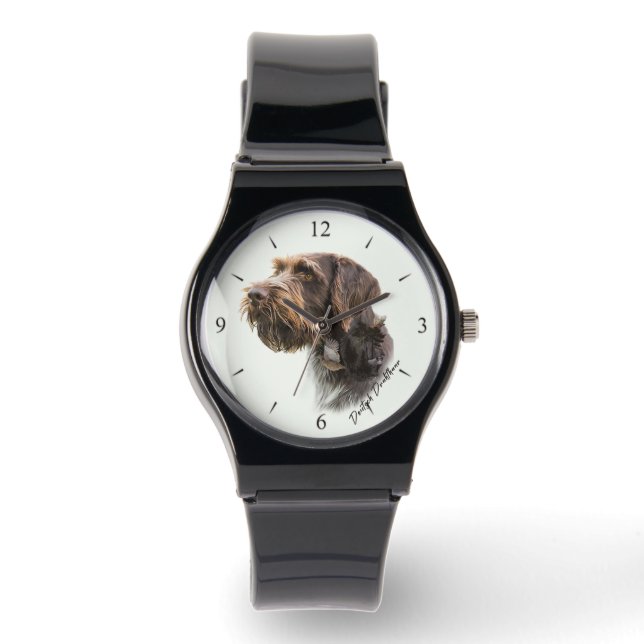 German Wirehaired Pointer Watch (Front)