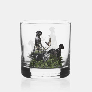  German Wirehaired Pointer     Whiskey Glass