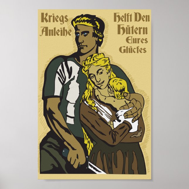 German WW2 Propaganda Poster (Front)
