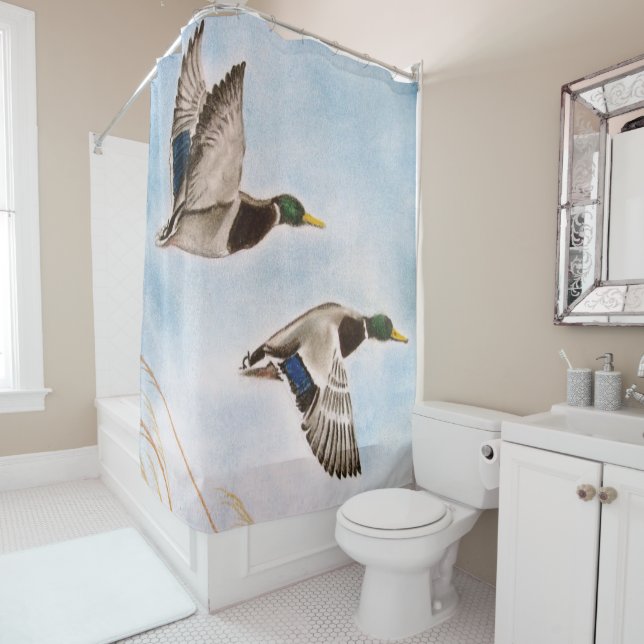 GERMANI REALI in volo shower curtain (In Situ)