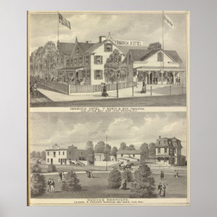 Germania Hotel, Long Branch and Hughes Brothers Poster