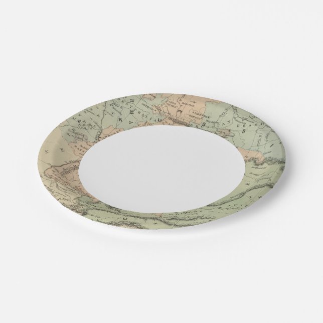 Germanic Confederation Paper Plate (Angled)
